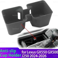 Car Water Cup for Lexus GX550 GX500 J250 2024 2025 2026 Central Control Drs Holder Storage Box Inter