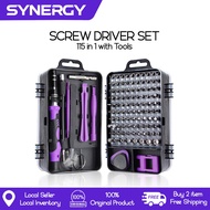 Multifunctional Screwdriver Set 115 in 1 with Tools