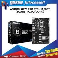 MAINBOARD MINING ASROCK Q270 PRO BTC+ 13 SLOT PCIE NEW !!! -MOTHERBOARD