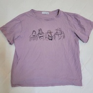 Yme Yimeier Purple Graffiti T-shirt Top