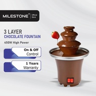 3 Layer Chocolate Fondue Fountain, Three Layer Household Chocolate Fountain, Chocolate Melt Fondue, 