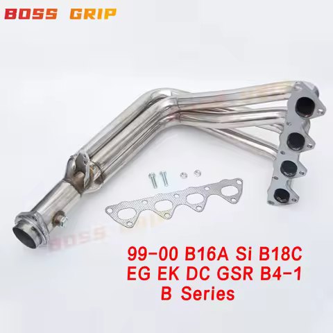Exhaust Manifold Header for 99-00 B16A Si B18C EG EK DC GSR B4-1 B Series