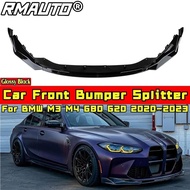 M3 M4 G80 G82 Bumper Spoiler Glossy Black Sport Style Bumper Spoiler Body Kit For BMW M3 M4 G80 G82 