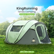 TENDA Kingrunning Automatic Camping Tent Windproof Waterproof - S-T414 - Green