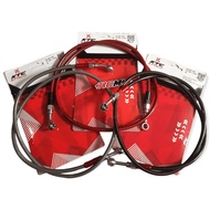 MERAH SS BH-4 HOSE BRAKE HOSE NOT BANJO LENGTH 110CM 110CM 43IN 43INCH 43INC RED RED BLACK BLACK SIL