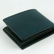 【磁吸零錢包短夾】全牛皮革含內裡、短夾、皮夾、藍黑、男、皮革