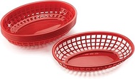 Outset 76185 Pub Food Baskets, Set of 6, Red