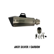 AK Performance Racing Exhaust Muffler Series β AK01 / AK02 / AK03 Universal with Stainless Steel Bod