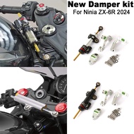 ZX-6R 2024 Motorcycle Accessories Steering Damper Stabilizer & Bracket Mount Kit For Kawasaki Ninja 