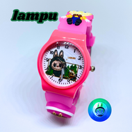 Jam Tangan Anak "Labubu" dengan Desain Karakter Lucu dan Lampu LED - Pilihan Terbaik untuk Hadiah