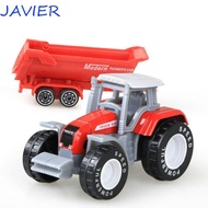 JAVIER Tractor Toy ABS plastic Children Kids Dump Truck Educational Toy Tractor Alloy Farmer Vehicle