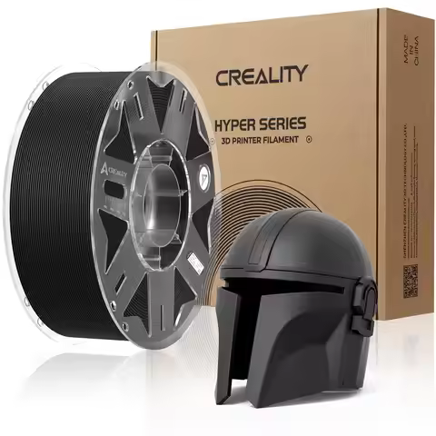 Creality PPA-CF 3D Printer Filament, 1kg, High-Performance Nylon with 15% Carbon Fiber, Black