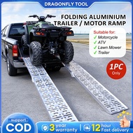 ATV Aluminum Alloy Ramp Motorcycle Folding Ladder Loading Trailer Transport Loading Unloading ATV坡道