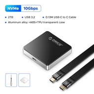 ORICO 2230ม. 2 NVMe SSD Enclosure 10Gbps M.2กับ USB ประเภท C 2TB ความจุมากสำหรับแท็บเล็ตแลปท็อปโทรศั