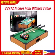【on hand】billiard table set 22x12 inches billiard Table set for Kids wooden pool table set with c