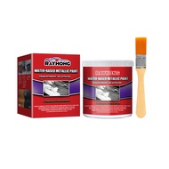 ~Rayhong Water Based Metallic Paint 100g Rust Remover Paint With Brush Multi Purpose Anti-rust Prote