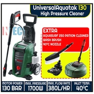 BOSCH UNIVERSALAQUATAK 130 HIGH PRESSURE WASHER / WATER JET (AQUASURF250, NOZZLE AND WASH BRUSH)