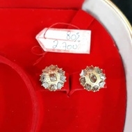 INT8GW45GW GIWANG ANTING EMAS PERMATA INTAN BERLIAN DIAMOND NATURAL