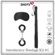 Shots Ouch! Introductory Bondage Kit #1 Black