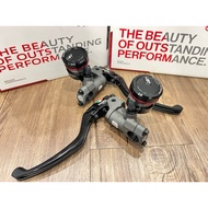 100% ORIGINAL BREMBO RCS16 RCS19 LEFT RIGHT BRAKE CLUTCH MASTER PUMP + AEM FLUID TANK