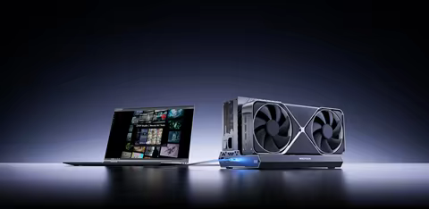 MINISFORUM DEG2 OCuLink EGPU Dock Dual OCuLink & Thunderbolt 5,80Gbps TB5, ATX/SFX PSU, AI/Creator，P