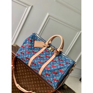 Cherry Travel Bag Cherry Keepall45 Takashi Murakami Joint Cherry Travel Bag Denim Cherry Travel Bag 