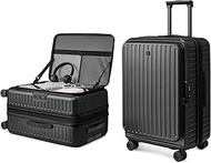 Carry On Luggage 22x14x9 Airline Approved, Checked Luggage, Top Opening Luggage Suitcase, Expandable