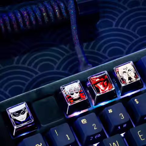Jujutsu Kaisen Satoru Gojo Ryomen Sukuna Metal Keycap Single Mechanical Keyboard Individual Anime Wo