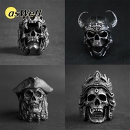 ASWELL Punk Men Biker Indian Gothic