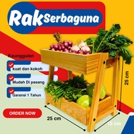 2-tier spice rack, multi-purpose spice rack, wooden spice rack, aesthetic spice rack