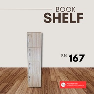 (PERABOT ANN) BOOKSHELF / 4 DOOR BOOKSHELF WITH LOCK / ALMARI BUKU / 4 TINGKAT ALMARI BUKU BERKUNCI 