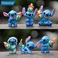 HW 6pcs/set Anime Character Action Car Interior Decoration Figure Car Model Ornament Interior Fingur