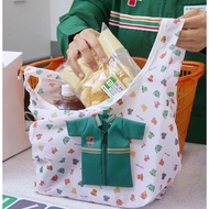 Japanese Magazine Appendix Pack 711 Oden Rice Ball Folding Shopping Bag Tooling Uniform Eco-friendly