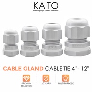 Cable Gland PVC Waterproof PVC Base Nut Box Metal Clad Connector Wire Gland PG7 PG9 PG11 PG13.5 Cabl