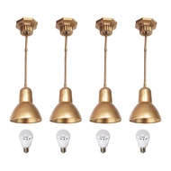 EELIC LHG-101 CONTENTS 4 PCS CLASSIC FLEXIBLE HANGING DECORATIVE LIGHTS + 4 PCS 5 WATT LED LIGHTS LA