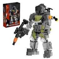 Mecha Robot Samurai Ronin Building Kit, Armed Forces Mech Robot Building Blocks Toy, Compatible for 