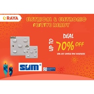5 Gang 1 Way Switch Socket