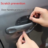 Car Door Handle Protective Film Door Wrist Handle Scratch Protective Film Car Door Protective Film Universal Type 4 Pieces Pack