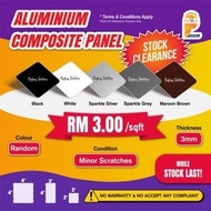 CUSTOM SIZE ALUMINIUM COMPOSITE PANEL ACP 3MM