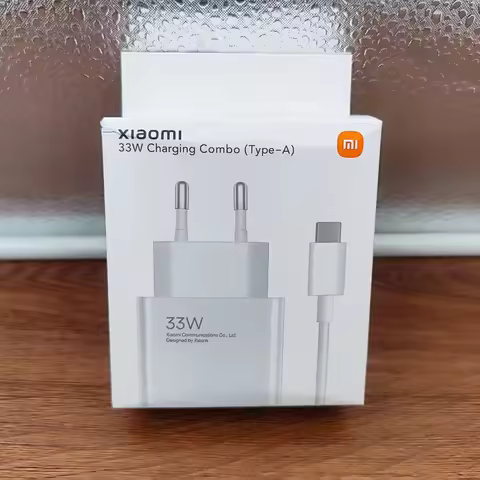Original Xiaomi Redmi Note 15 4G 33W EU Charger Turbo Fast Charge Set For Mi 11 Lite Pad 6 5 Poco C8