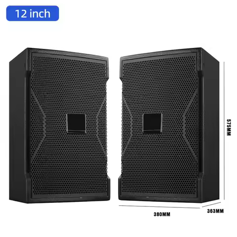 10/12 Inch Passive Speaker 8ohm 2-Way Loudspeaker 95/97dB Sensitivity Sound Box XLR Support for Outd