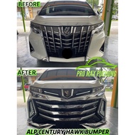 TOYOTA VELLFIRE ALPHARD 2023 CENTURY HAWK FACELIFT BUMPER