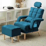 F&amp;G โซฟา โซฟาขนาดเล็ก เก้าอี้โซฟาเดี่ยว  เก้าอี้โซฟาปรับได้ โซฟาพักผ่อน โซฟาปรับนอนได้ เก้าอี้เกมสามารถใช้เป็นโซฟาหรือเก้าอี้สำนักงาน