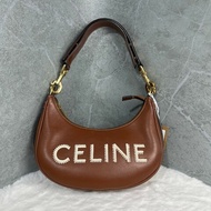 Celine Ava棕色字母logo 肩背包