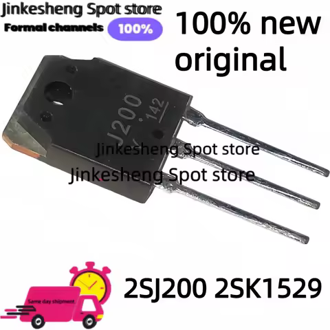 4PCS New and Original 4pair (2pcs 2SK1529 + 2pcs 2SJ200) TO3P K1529 J200 TO - 3P - High - Quality Ch