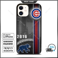 Chicago Cubs 2016 Champion Phone Case for iPhone 16 Pro Max / iPhone 15 Pro Max / iPhone 14 Pro Max