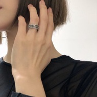 【 日本直送 名牌中古包 】GUCCI 古馳 戒指 銀色 Marmont vintage 古董 舊款 cwb566