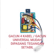 Gacun 4 kabel PSU TVl LCD LED Tegangan Stabil / Gacun 4 Kabel Universal