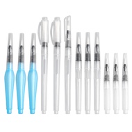Watercolour Brush Pens Set,12 Pack Water Brush Pens Refillable Aqua Paint Brushes Ink and Water Brush Pens
