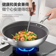🔥Recommended by Store Manager🔥【Today's Special Offer】Stainless Steel Pot Honeycomb Wok Household Wok Non-Stick Pan Induc